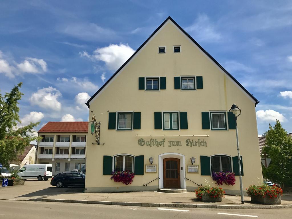 Hotel Zum Hirsch Wertingen Exteriör bild